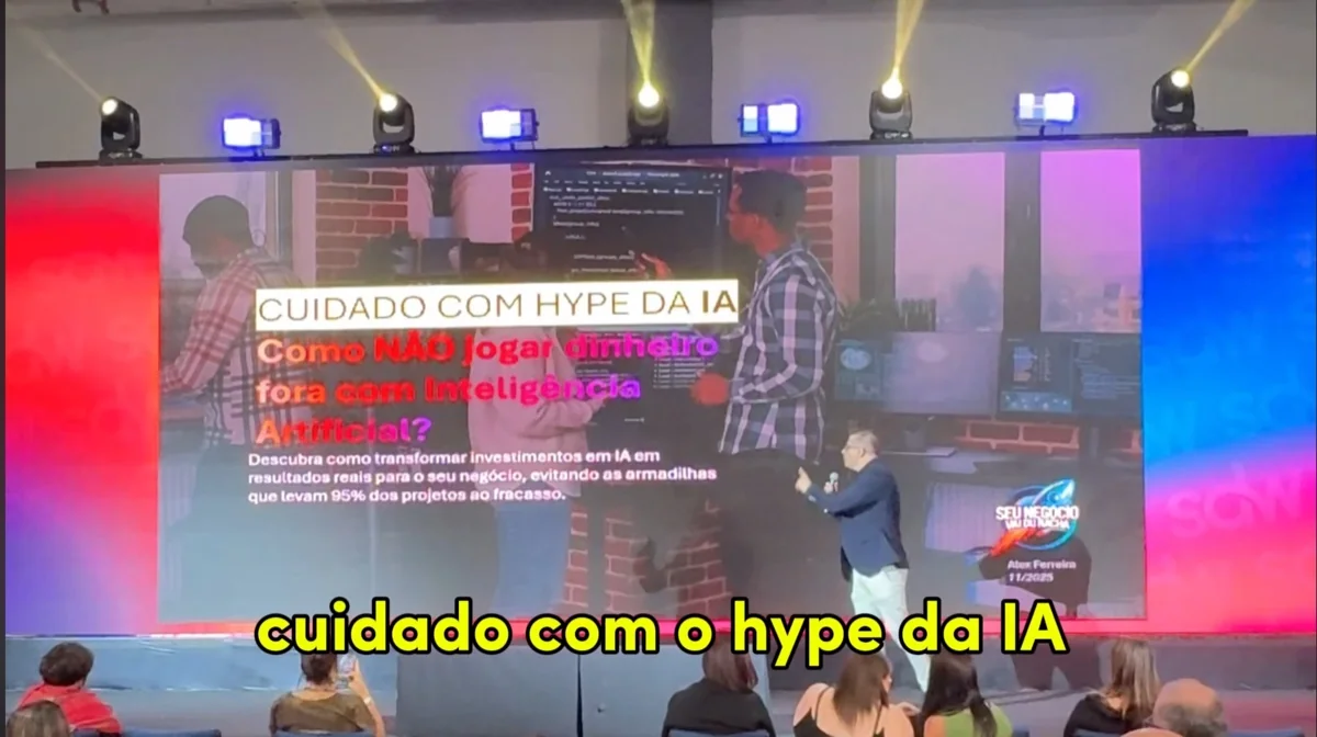 Alex Ferreira em evento
