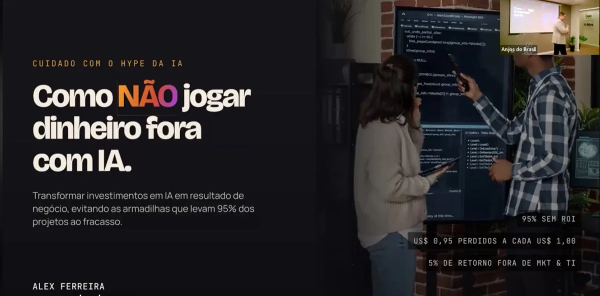 Alex Ferreira em evento
